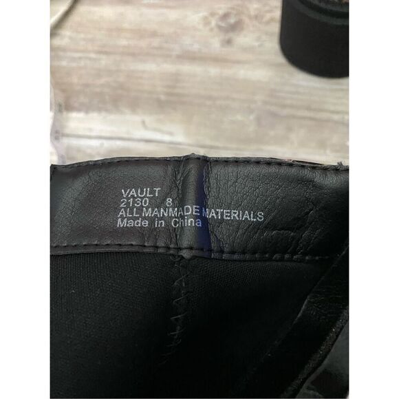 Seven7 Snakeskin Black Ankle Boots Side Zip Sz 8 - Picture 7 of 7